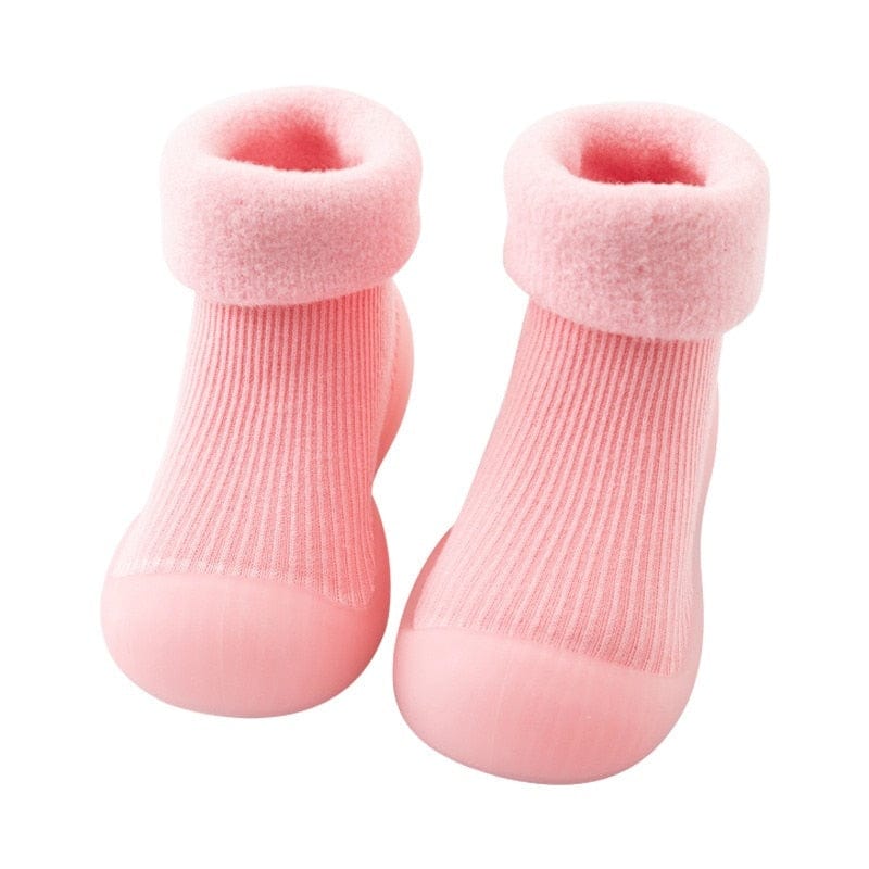 My Socks Rose / 6-12 Mois Chaussettes Antidérapantes Bébé Premiers Pas