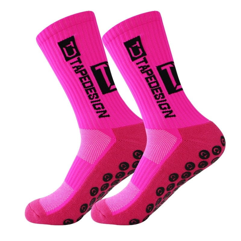 My Socks Rose Fluo / 38-44 Chaussettes Antidérapantes Sport
