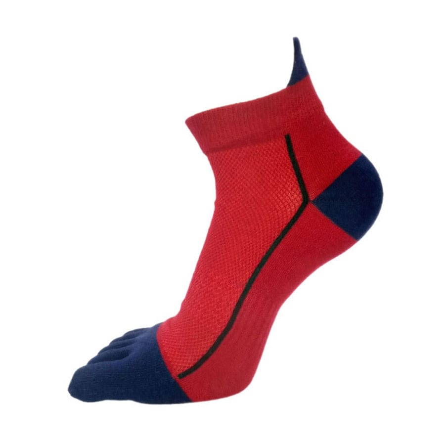 My Socks Rouge / 39-45 Chaussettes Sports Homme À Doigts De Pied