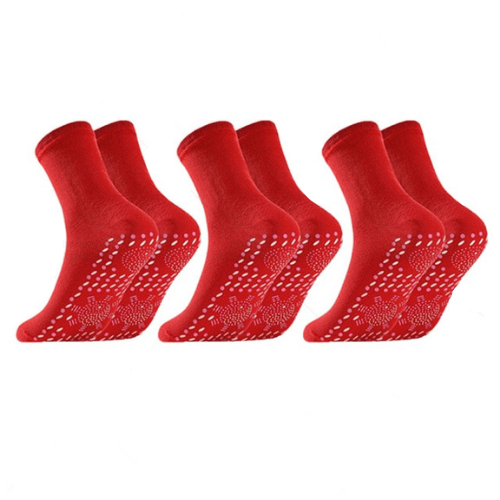 My Socks Rouges / 3 Paires / 35-43 Chaussettes Chauffantes Sport