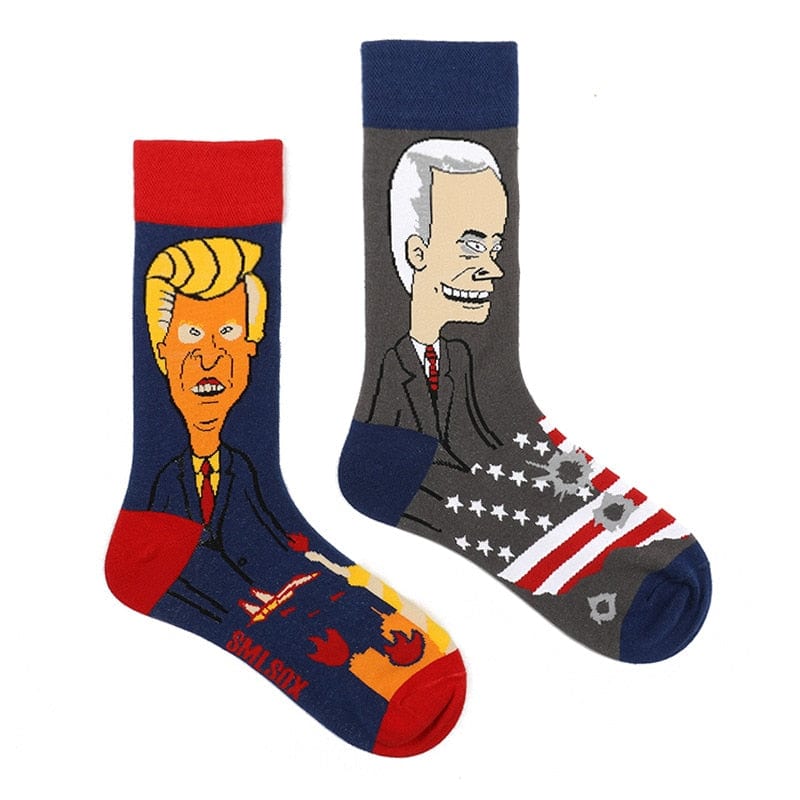 My Socks Trump & Biden / 36-43 Chaussette Nylon Fantaisie
