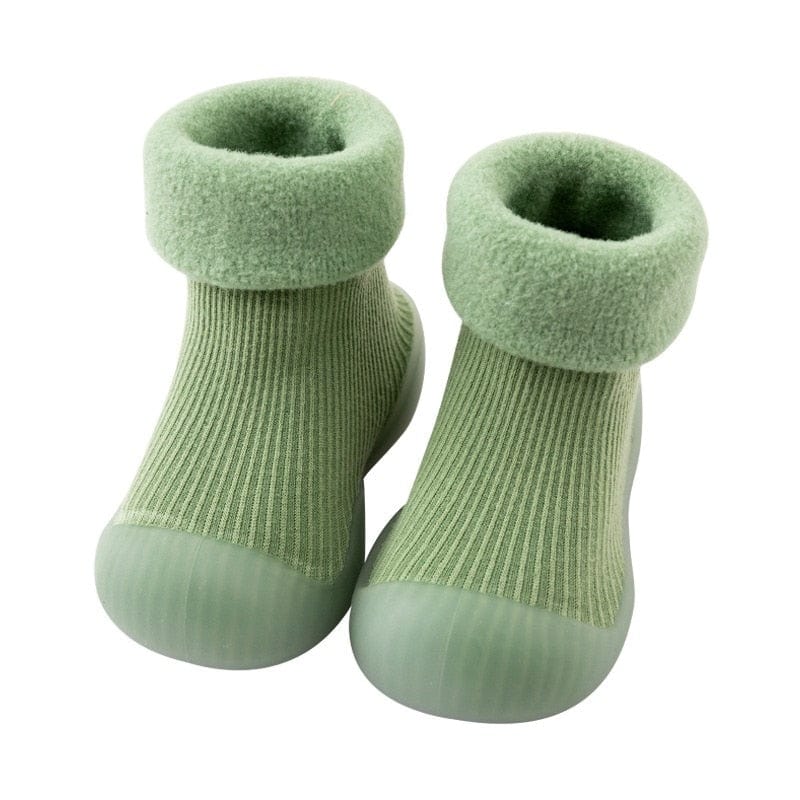 My Socks Vert / 6-12 Mois Chaussettes Antidérapantes Bébé Premiers Pas