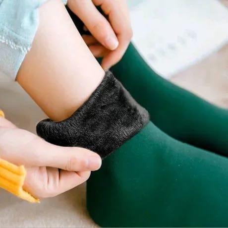 My Socks Vert / Unique Chaussettes Chauffantes Femme