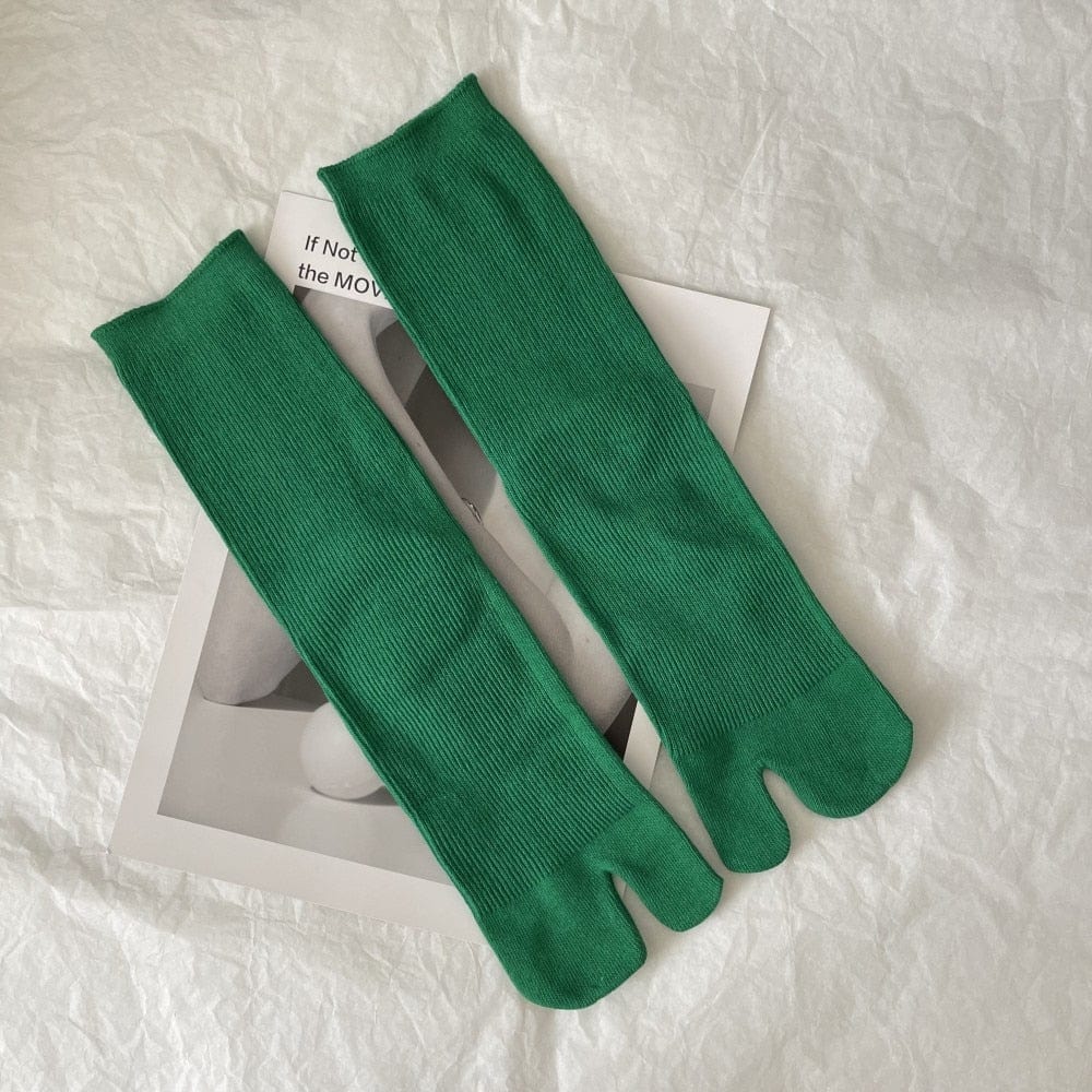 My Socks Vert / Unique Chaussettes Tabi