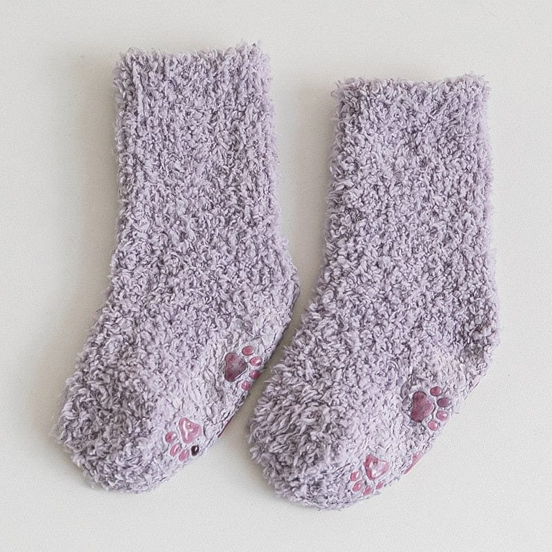 My Socks Violet / 0 à 24 Mois Chaussettes Chaudes Bébé