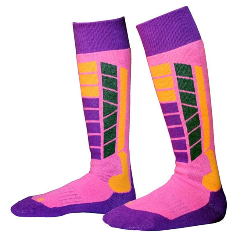 My Socks Violet / 27-30 Chaussette Ski Chauffante