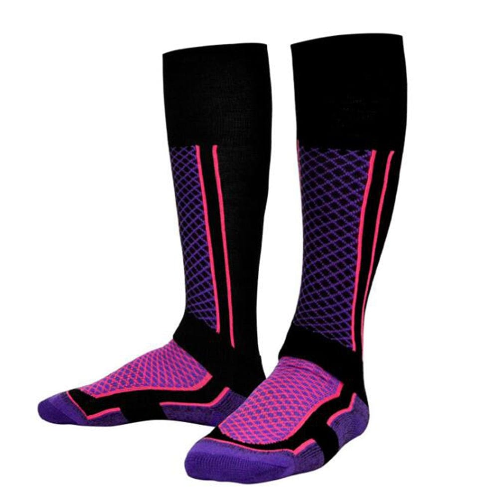 My Socks Violet / 33-39 Chaussettes Hautes Cyclisme