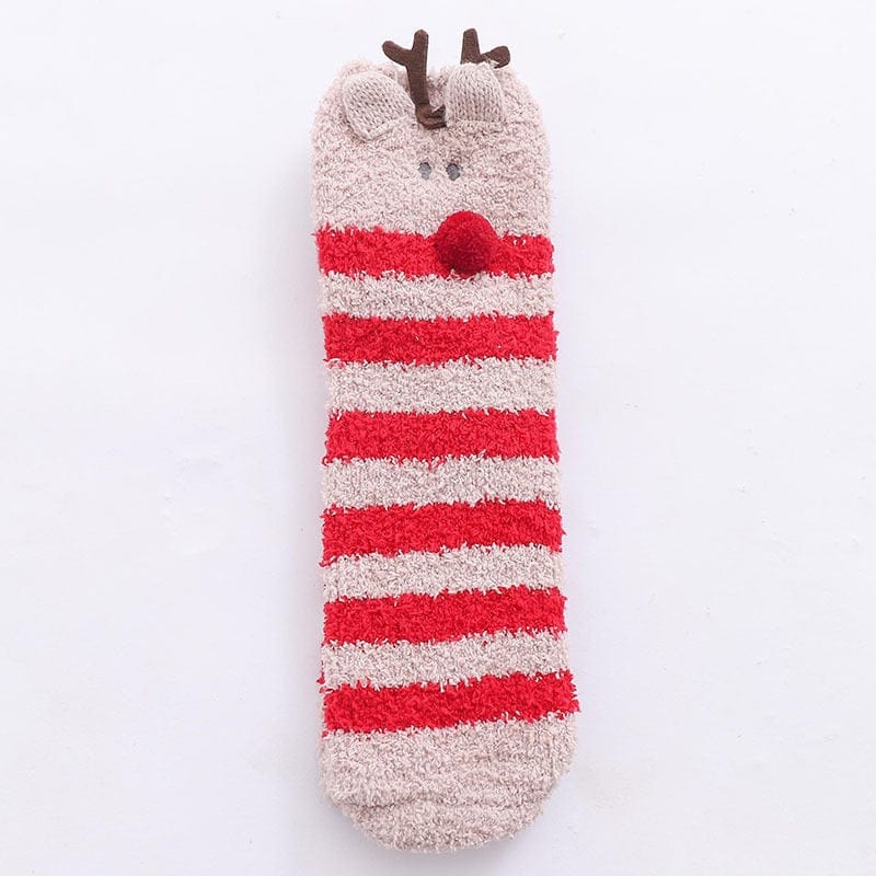 My Socks Wapiti / Unique / 3 Paires Chaussettes Chaudes Fantaisie Noël