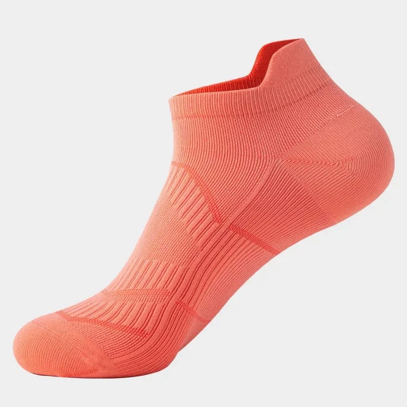 MySocks Chaussettes Rose Saumon / 34-38 Basket Chaussette Basse Femme