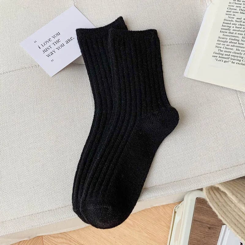 MySocks Chaussettes Noir / 35-40 Cachemire Chaussette