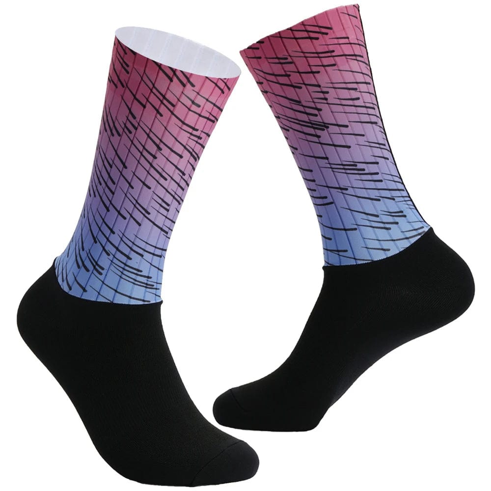 MySocks Chaussettes Rose-Bleu / 39-45 Chaussette Aero