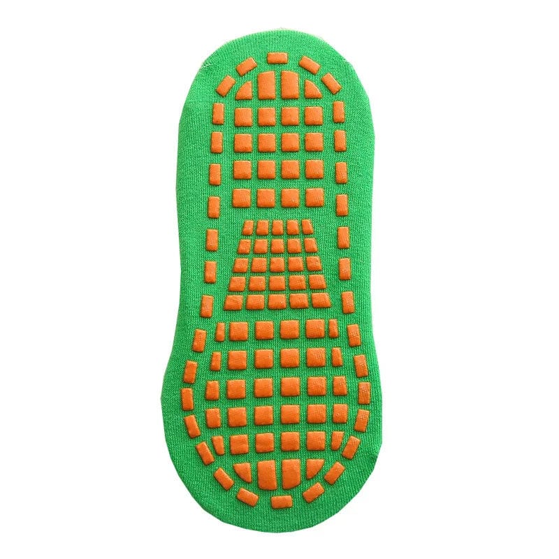 MySocks Chaussettes Vert / Enfant - 1 À 5 Ans Chaussette Avec Semelle