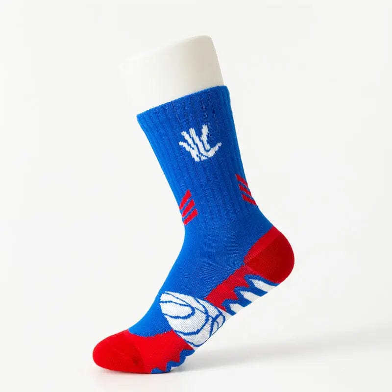 MySocks Chaussettes Bleu / 6-8 Ans Chaussette Basketball Junior