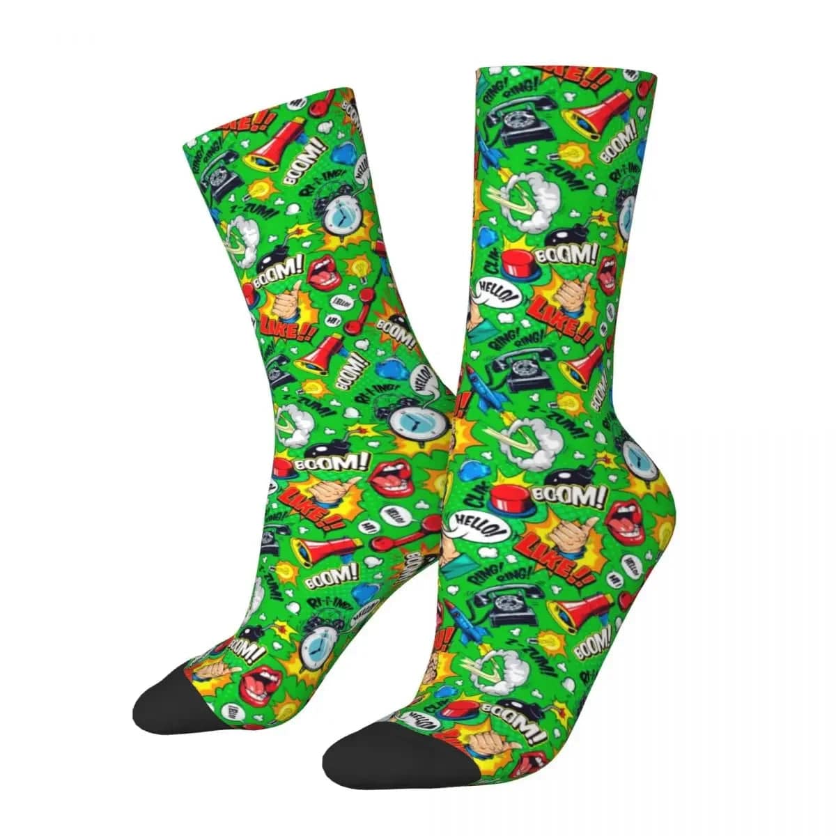 MySocks Chaussettes Vert / Unique Chaussette Bd