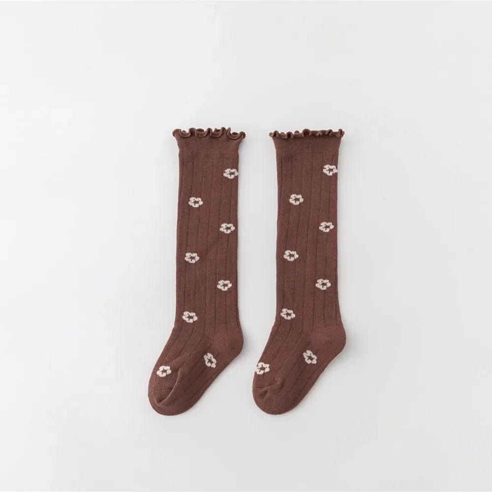 MySocks Chaussettes Camel / 0-6 Mois Chaussette Bébé Fille