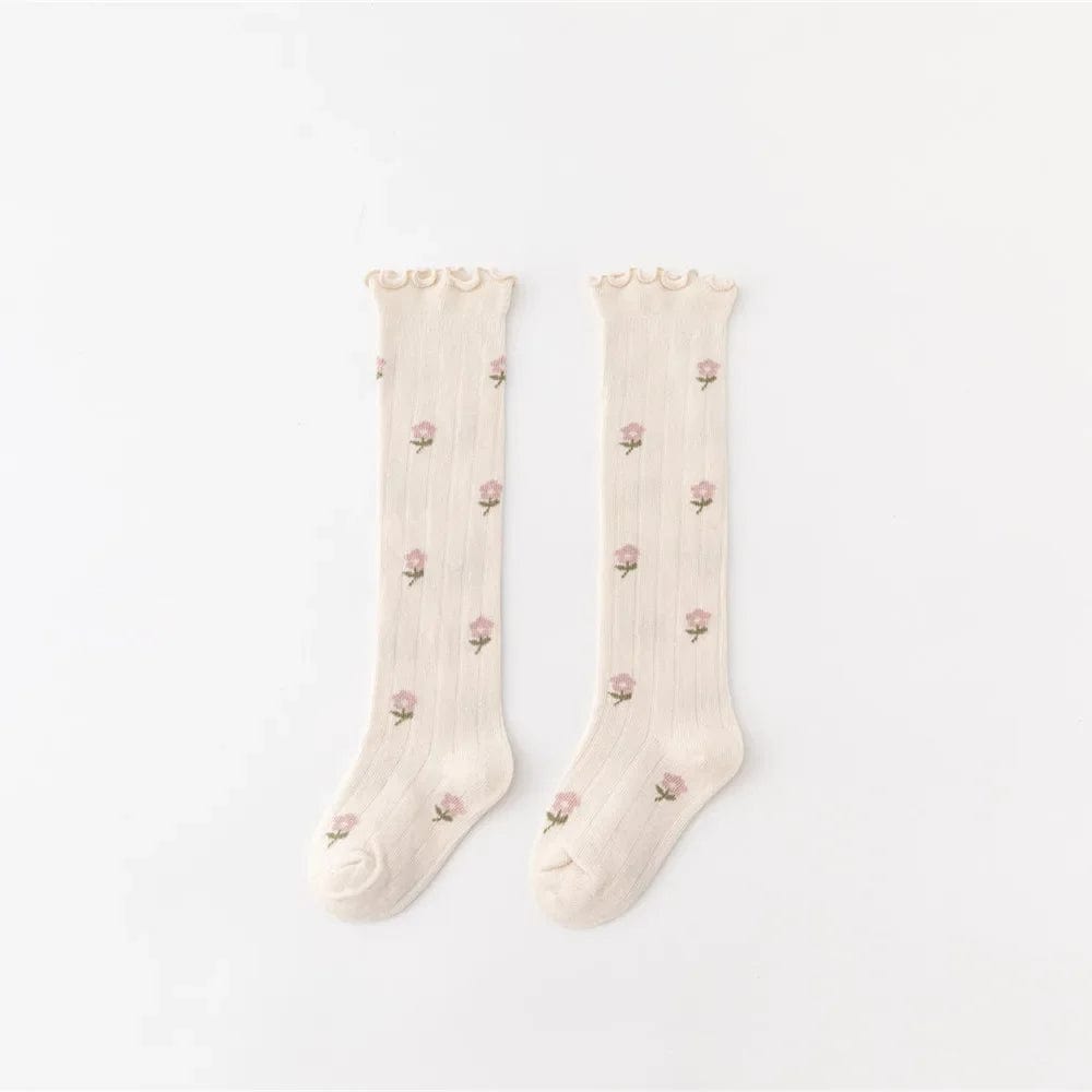 MySocks Chaussettes Rose / 0-6 Mois Chaussette Bébé Fille