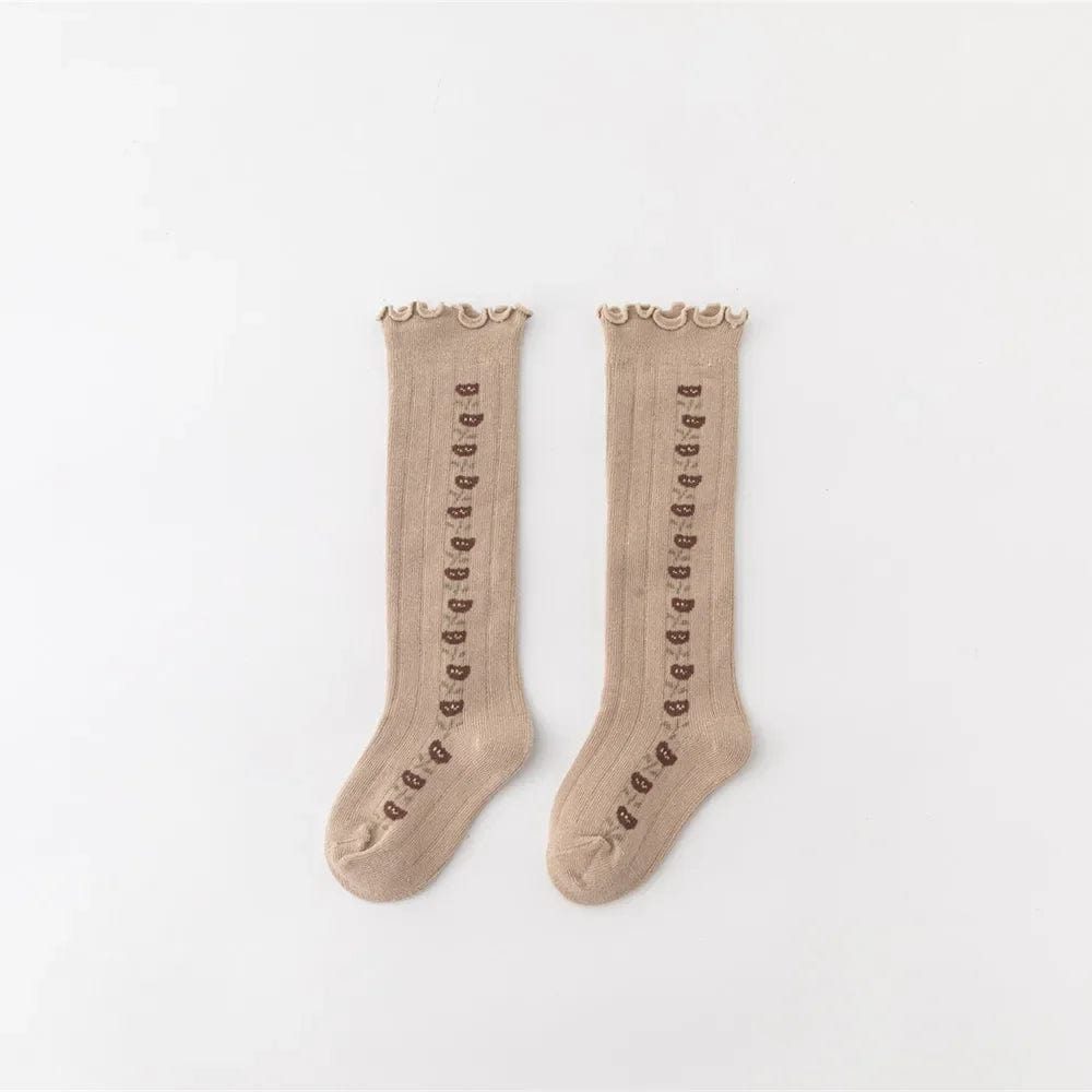 MySocks Chaussettes Marron / 0-6 Mois Chaussette Bébé Fille