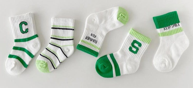 MySocks Chaussettes Vert / 0 à 6 Mois Chaussette Bébé Garçon