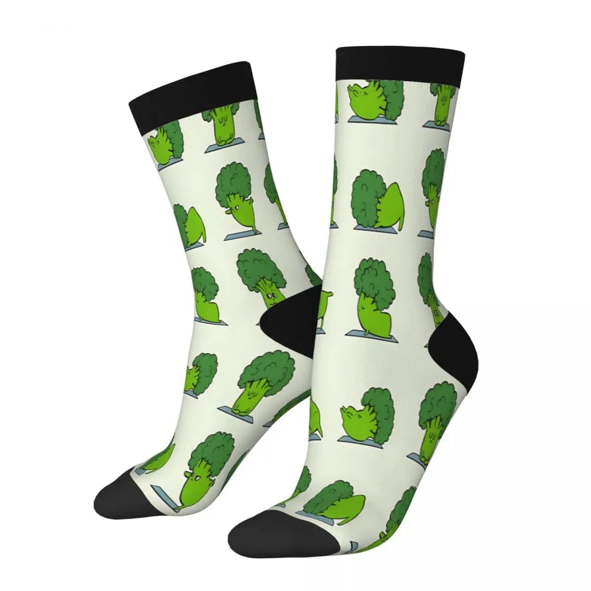 MySocks Chaussettes Vert / Unique Chaussette Brocolis