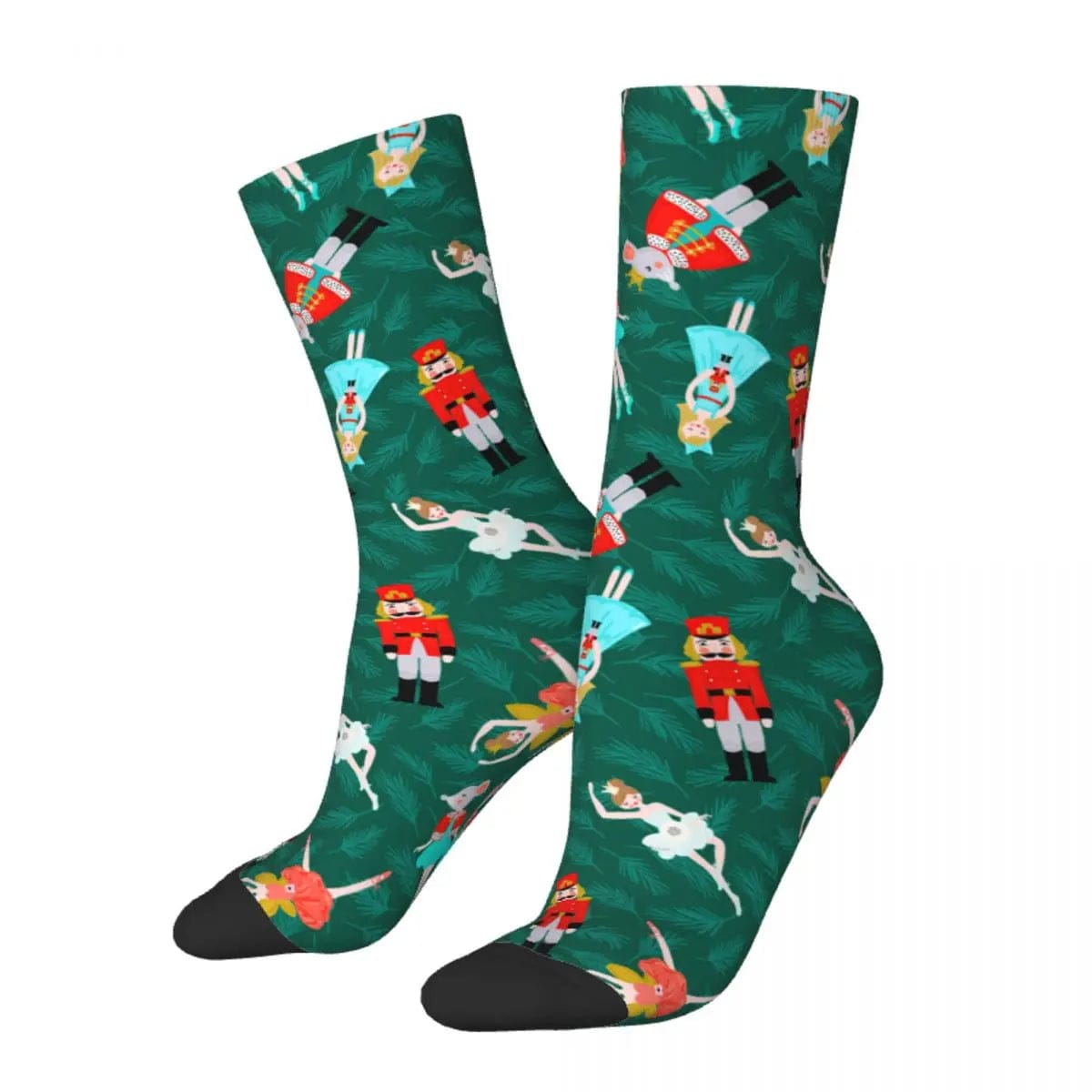 MySocks Chaussettes Vert / Unique Chaussette Casse Noisette