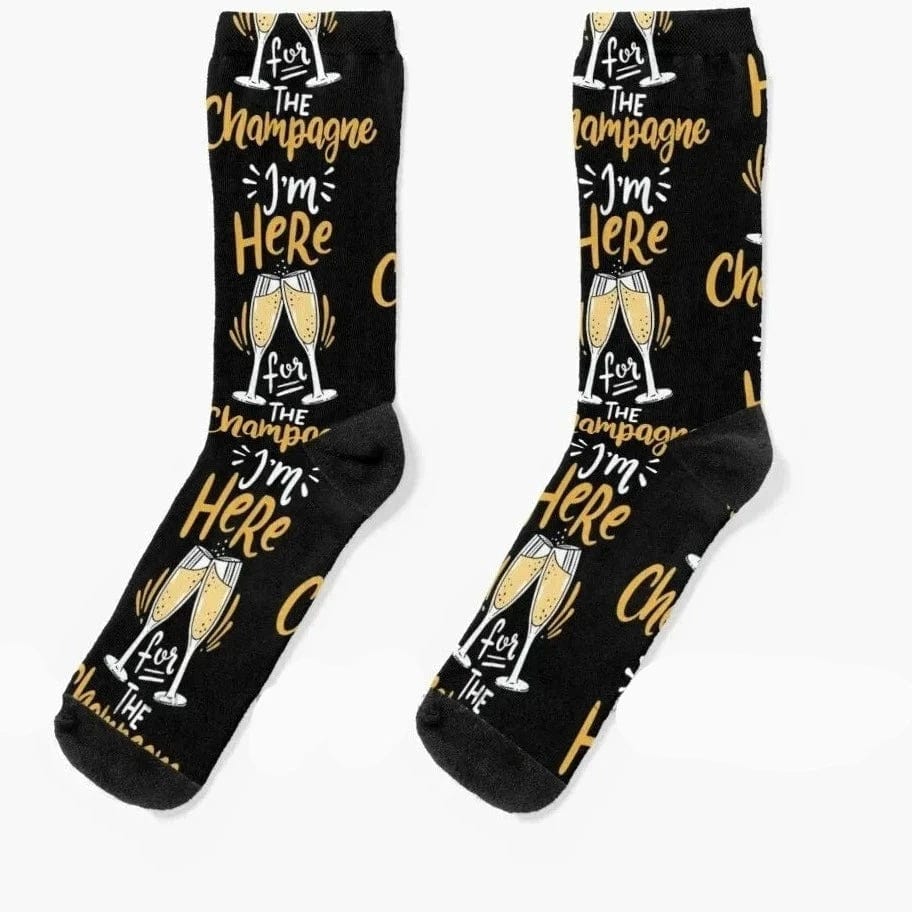 MySocks Chaussettes Noir / Unique Chaussette Champagne