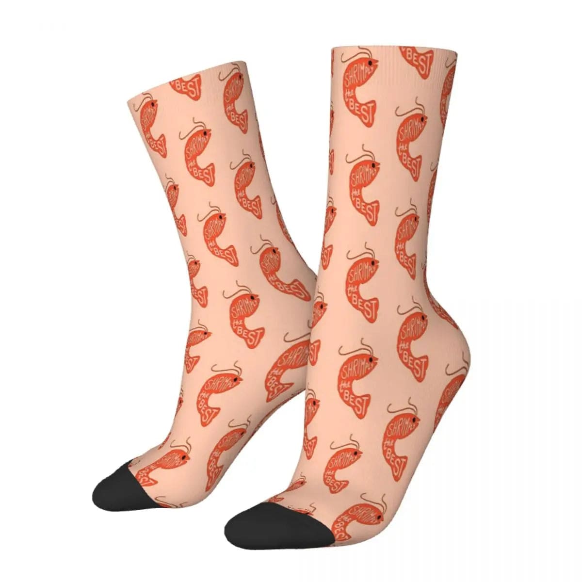 MySocks Chaussettes Rose / Unique Chaussette Crevette