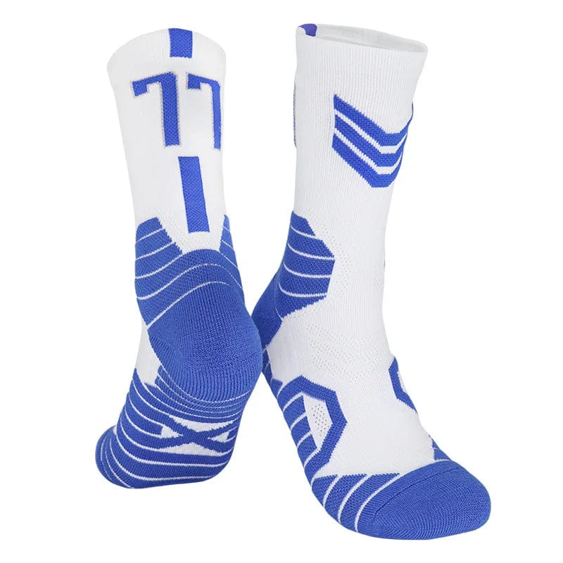 MySocks Chaussettes Bleu - 77 / 38-46 Chaussette De Basket