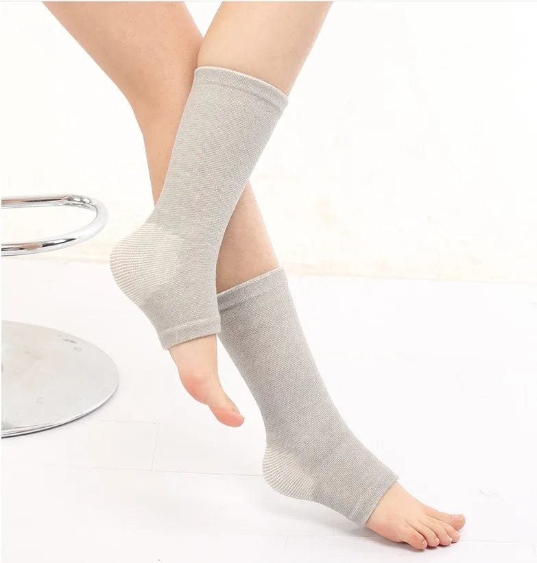 MySocks Chaussettes Gris / 4 Paires (-20%) / Unique Chaussette De Contention En Bambou