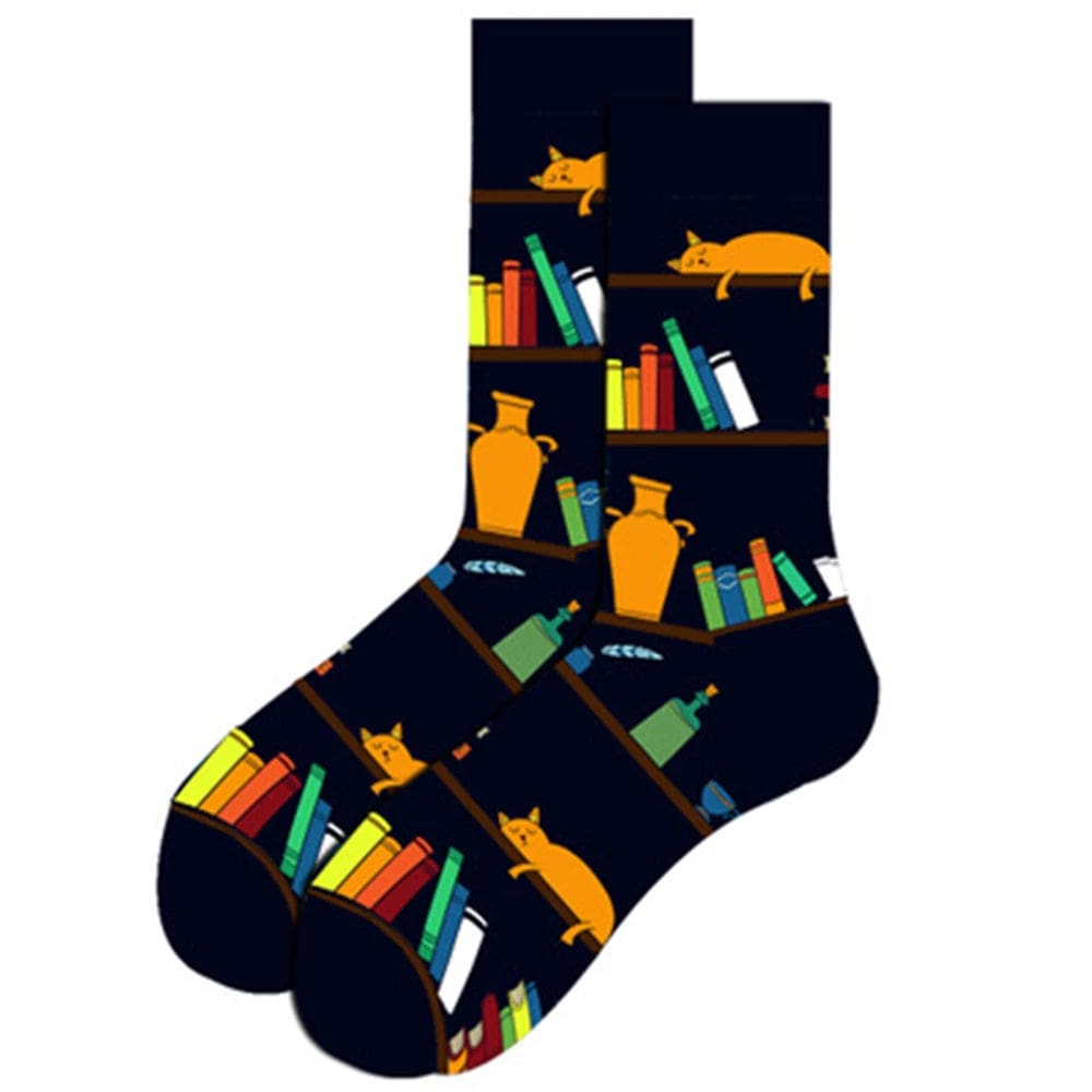 MySocks Chaussettes Bibliothèque / Unique Chaussette De Lecture