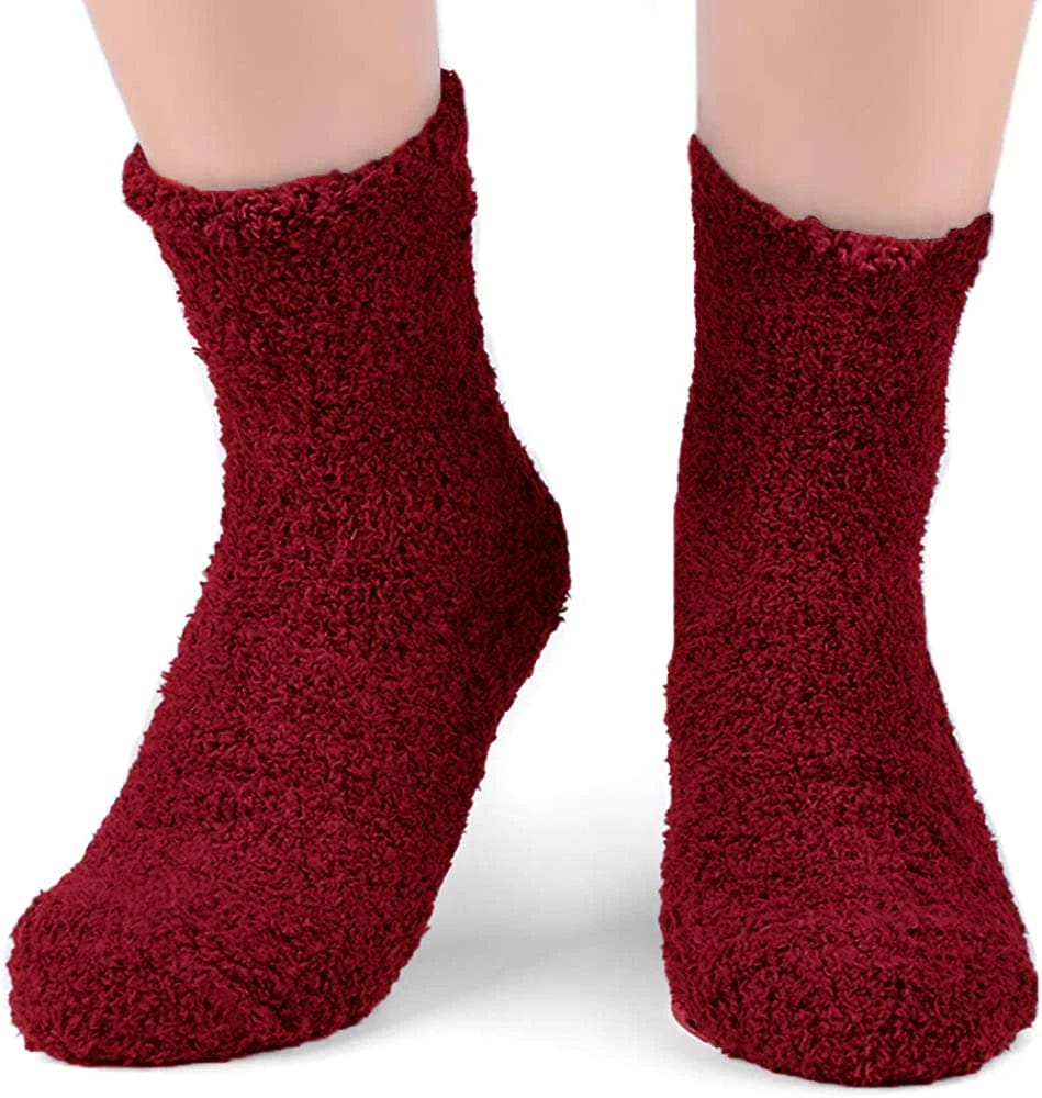 MySocks Chaussettes Rouge Vin / 38-44 Chaussette De Nuit