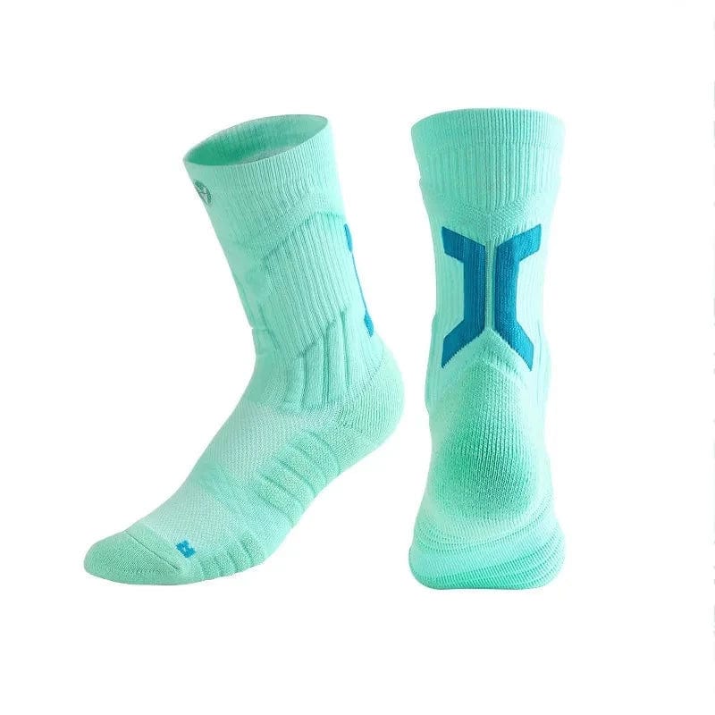 MySocks Chaussettes Vert / 1 Paire / Unique Chaussette De Sport Femme