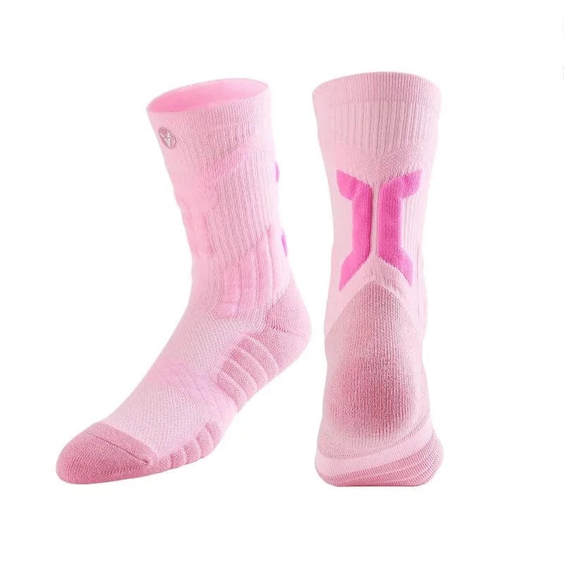 MySocks Chaussettes Rose / 1 Paire / Unique Chaussette De Sport Femme