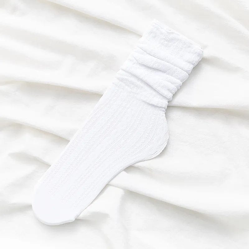 MySocks Chaussettes Blanc / 30-37 Chaussette Dentelle Femme