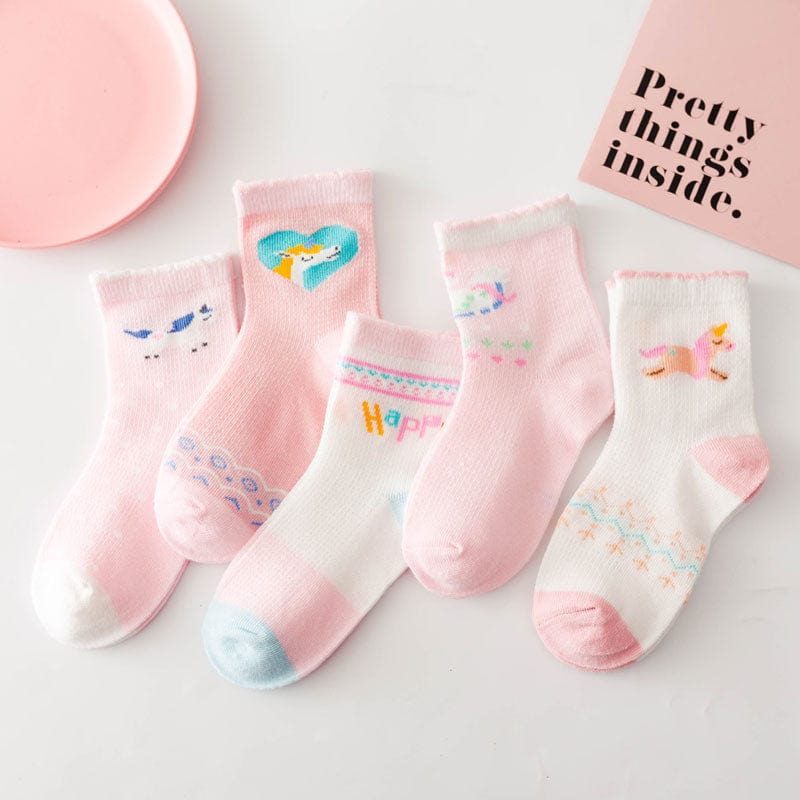 MySocks Chaussettes Rose / 0 à 1 An Chaussette Été Bébé