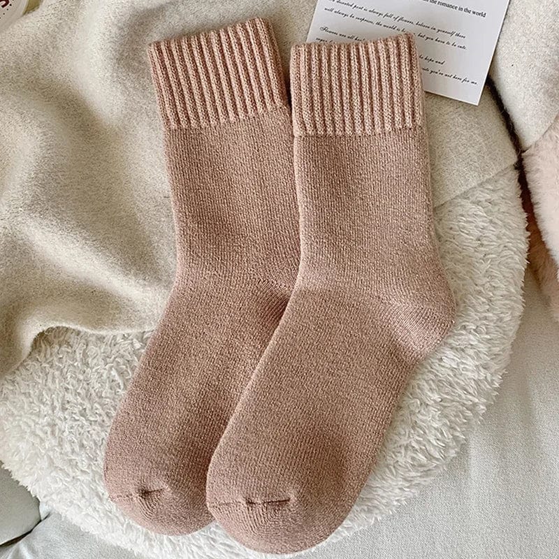 MySocks Chaussettes Café / Unique Chaussette Femme Hiver