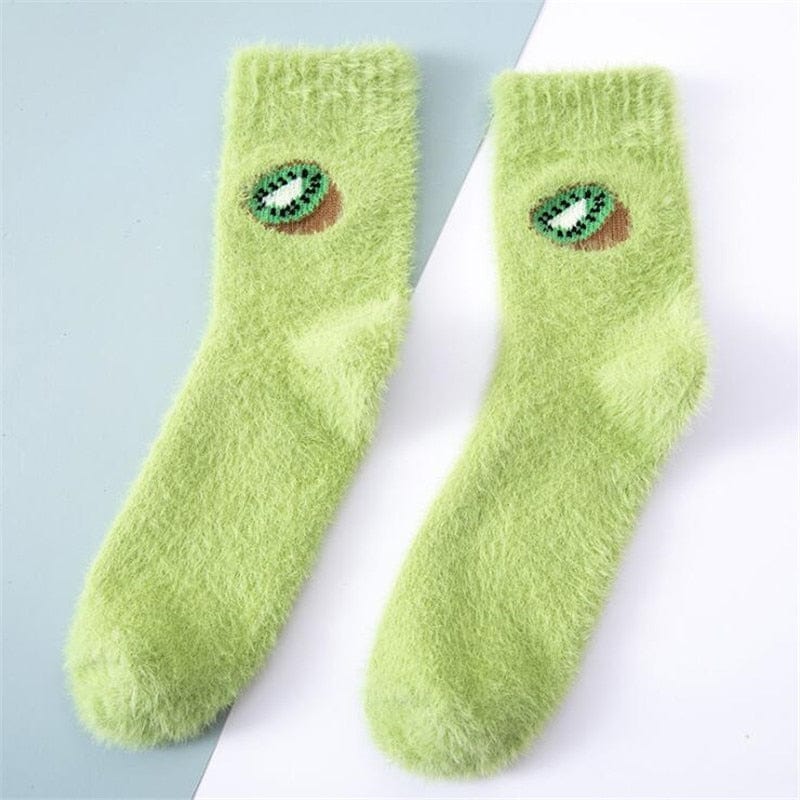 MySocks Chaussettes Kiwi / 35-39 Chaussette Fruits