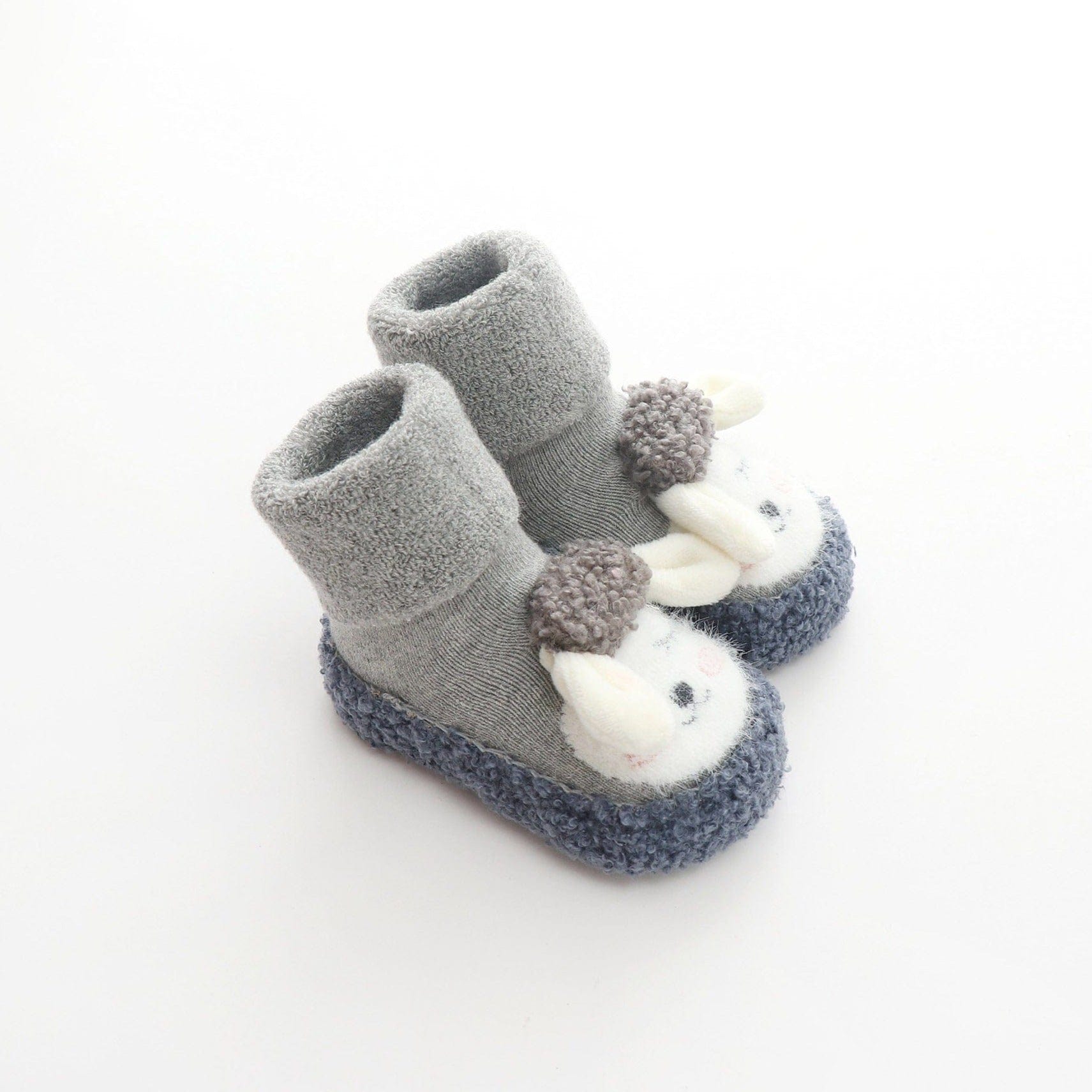 MySocks Chaussettes Gris / 0 à 6 Mois Chaussette Grelot Bébé