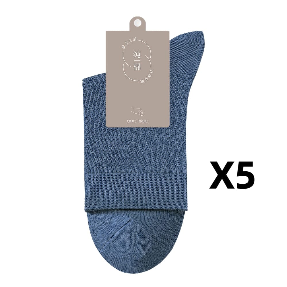 MySocks Chaussettes Bleu / 39-45 Chaussette Haute Homme