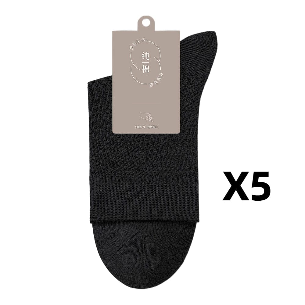 MySocks Chaussettes Noir / 39-45 Chaussette Haute Homme