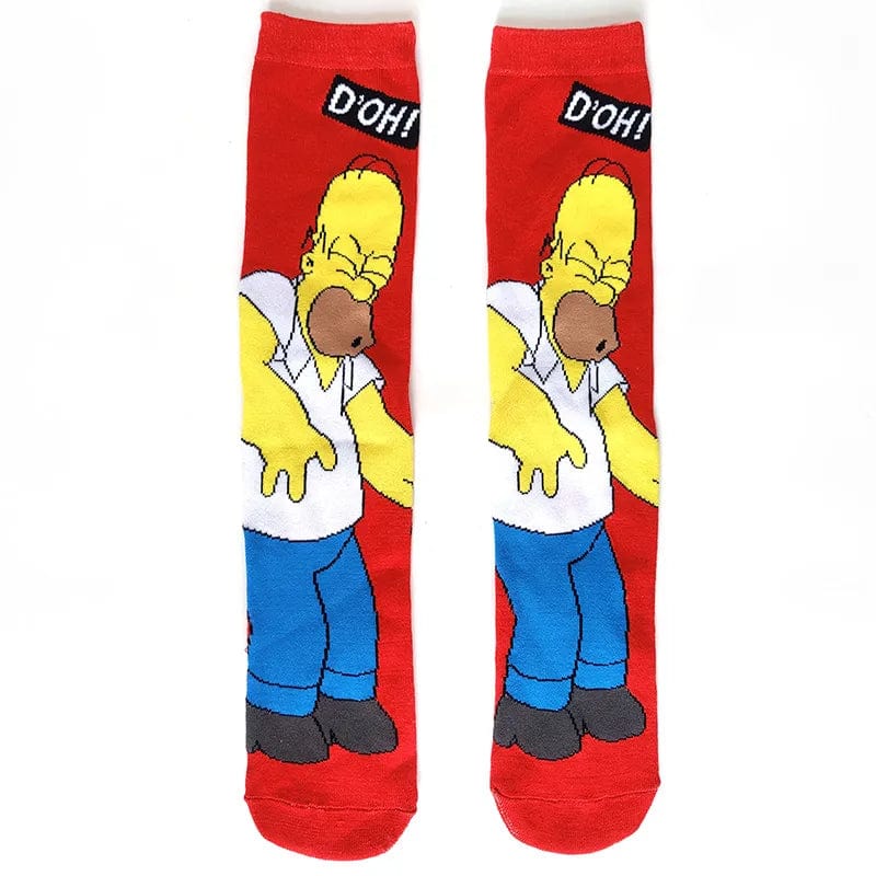 MySocks Chaussettes D'Oh ! / 38-44 Chaussette Homer Simpson