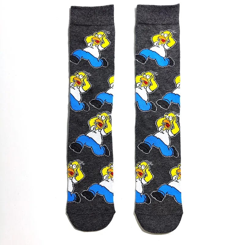 MySocks Chaussettes Aah ! / 38-44 Chaussette Homer Simpson