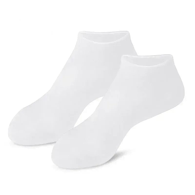 MySocks Chaussettes Blanc / 35-43 Chaussette Hydratation Pied