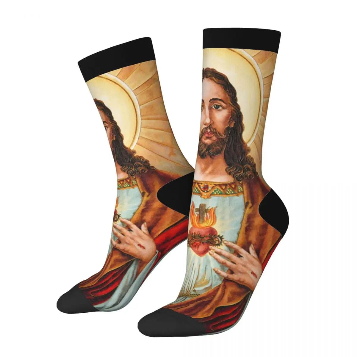 MySocks Chaussettes Jésus Christ / Unique Chaussette Jésus