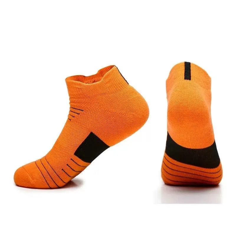 MySocks Chaussettes Orange - Basses / 36-44 Chaussette Marathon