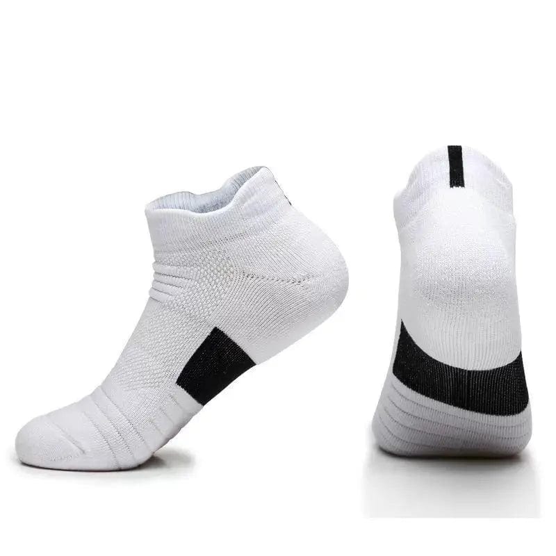 MySocks Chaussettes Blanc - Basses / 36-44 Chaussette Marathon