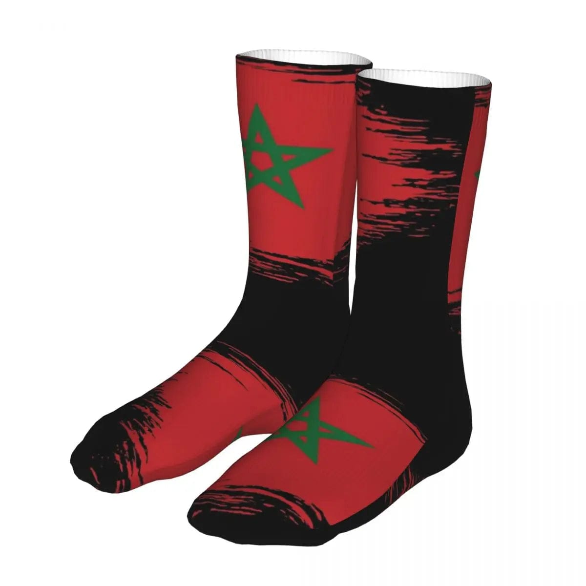 MySocks Chaussettes Noir & Rouge / Unique Chaussette Maroc