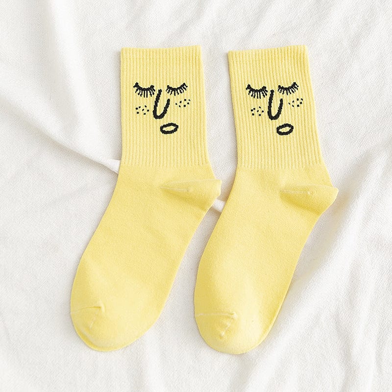 MySocks Chaussettes Jaune - Rompiche / 35-44 Chaussette Marrante