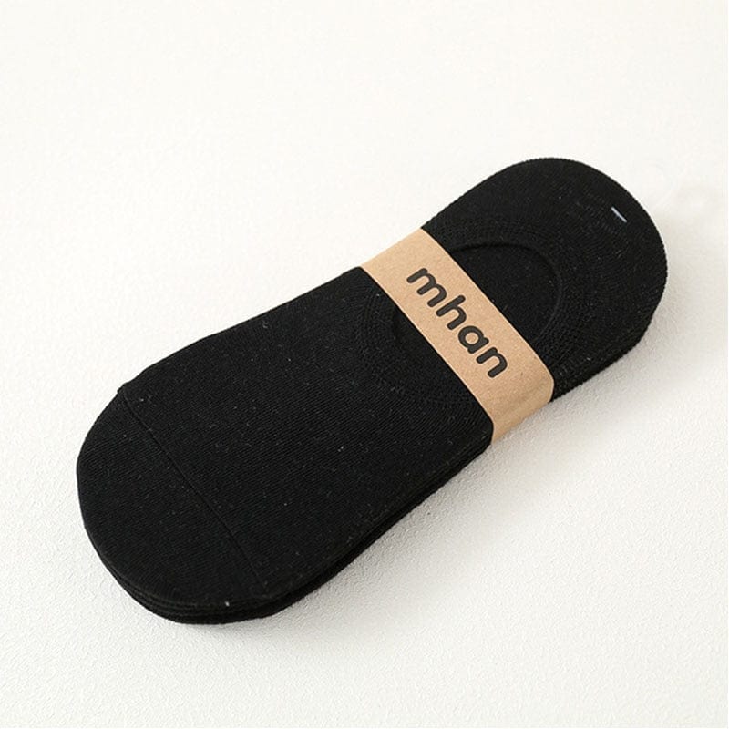 MySocks Chaussettes Noir / 5 Paires / 38-42 Chaussette Mocassin