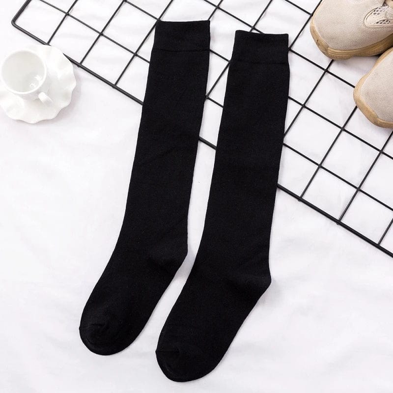 MySocks Chaussettes Noir / 35-40 Chaussette Montante Femme