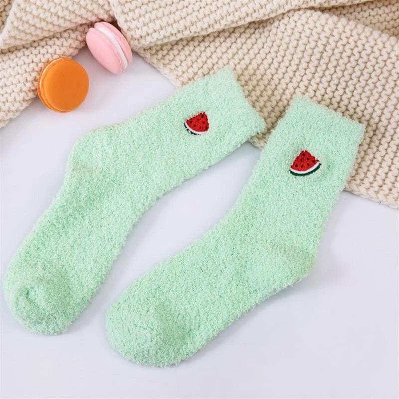 MySocks Chaussettes Pistache / Unique Chaussette Pilou